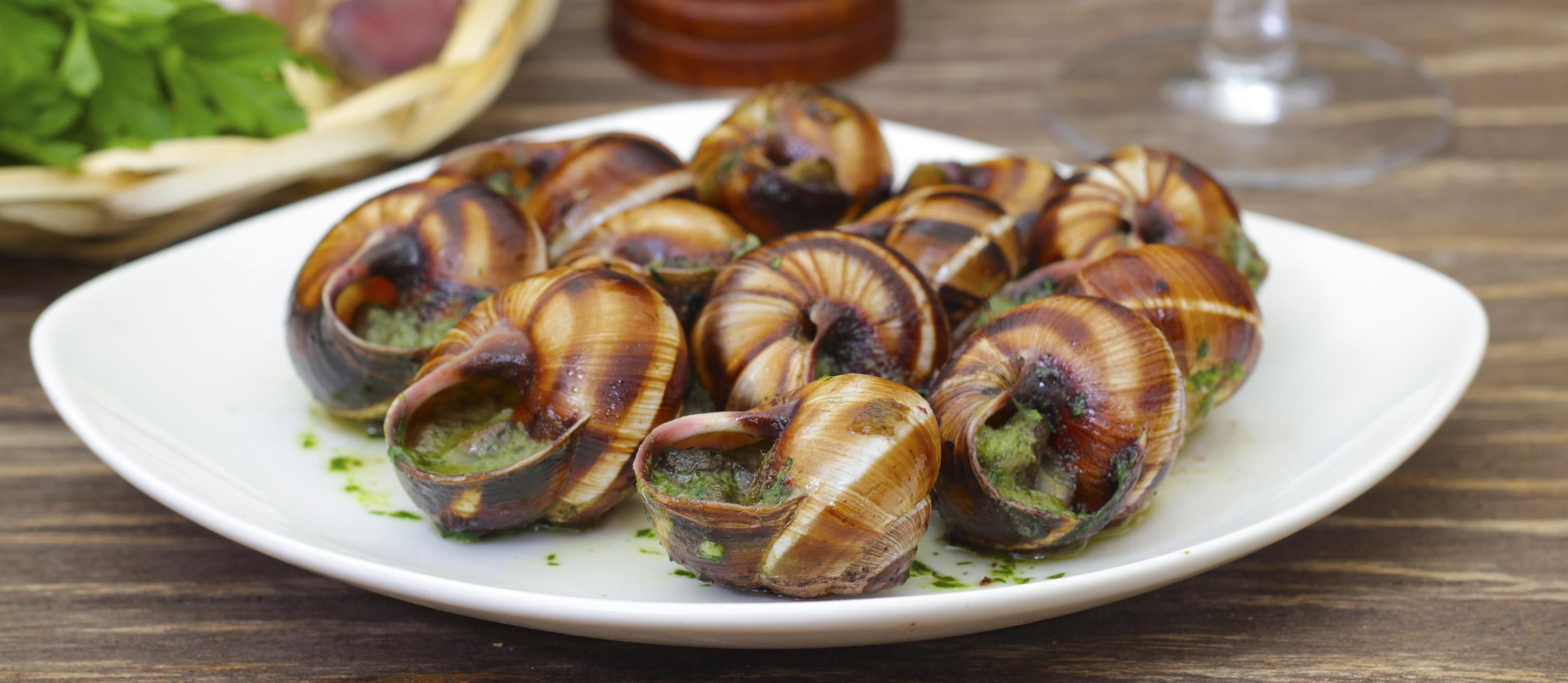 Escargots De Bourgogne - Snails With Herbs Butter, Gourmet Dish In