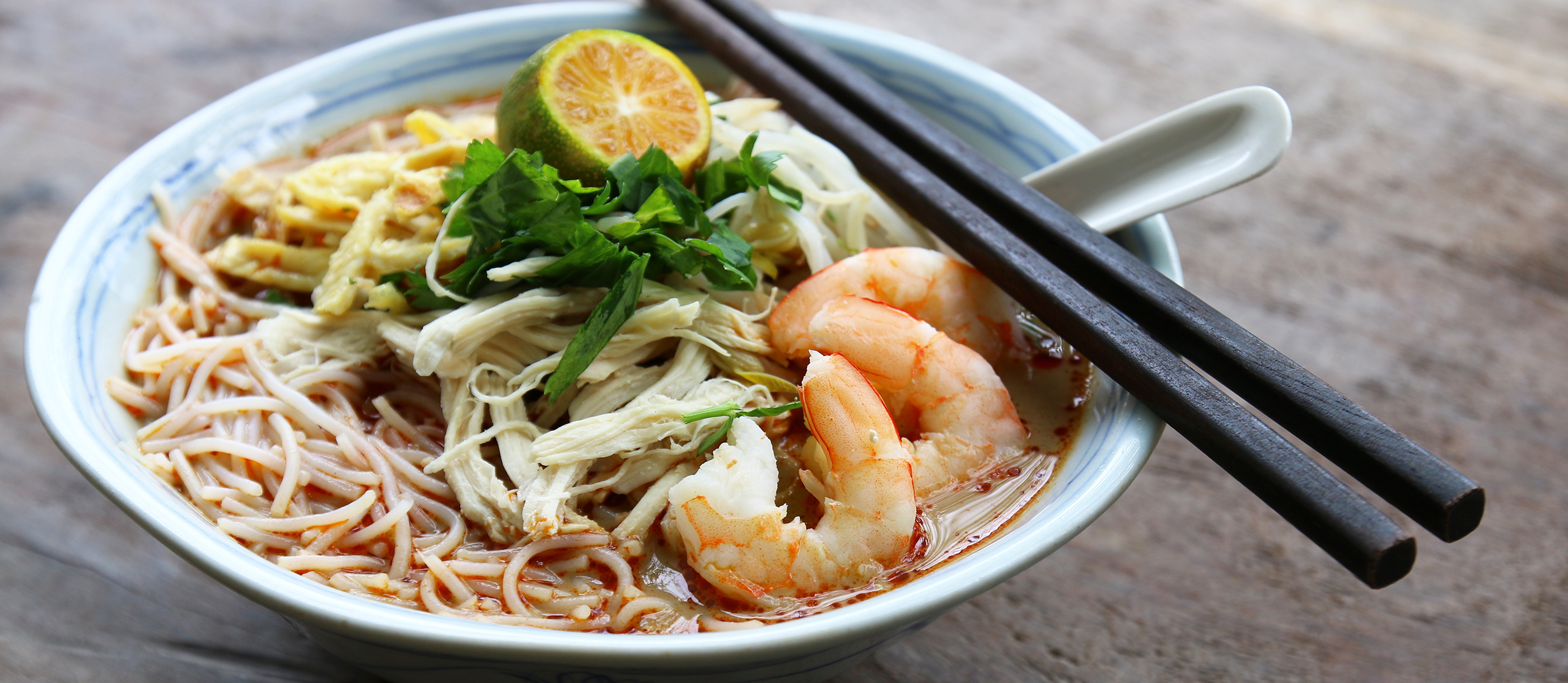 Sarawak Laksa Traditional Soup From Kuching Malaysia