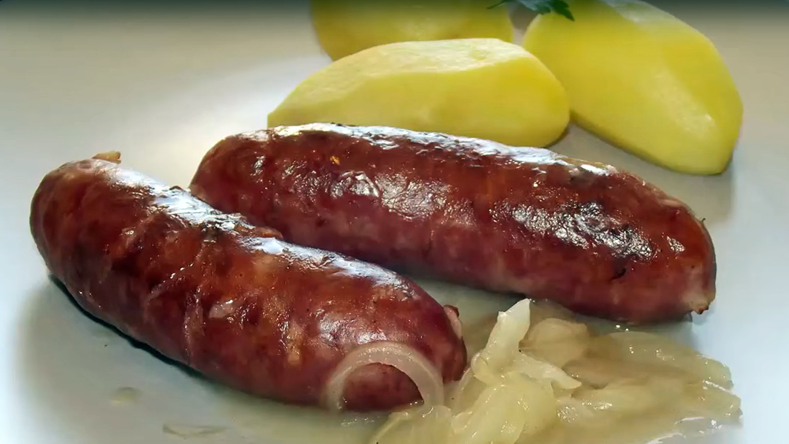 Diots au Vin From | Dish Traditional Sausage Blanc France Haute-Savoie