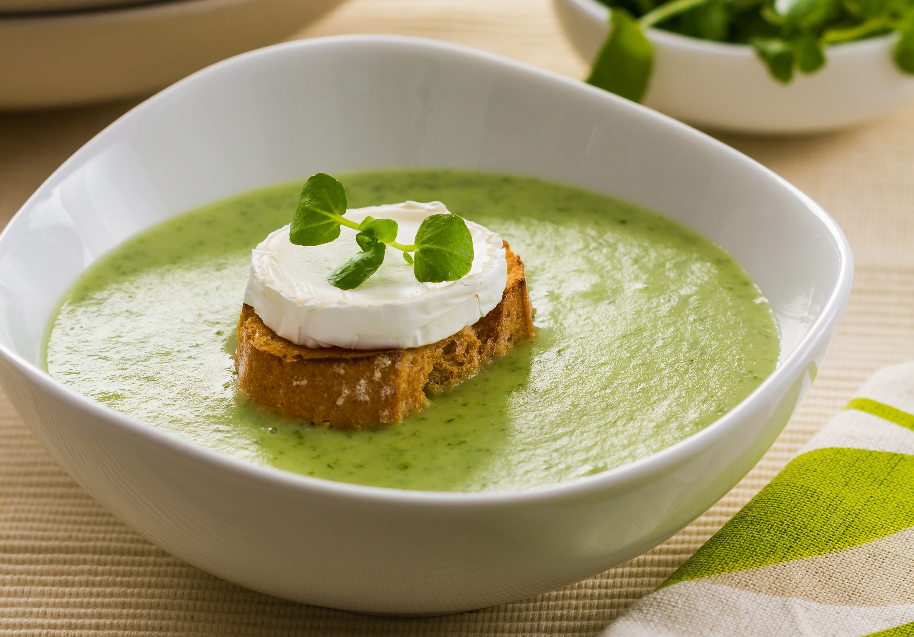 Watercress Soup With Jersey Royals