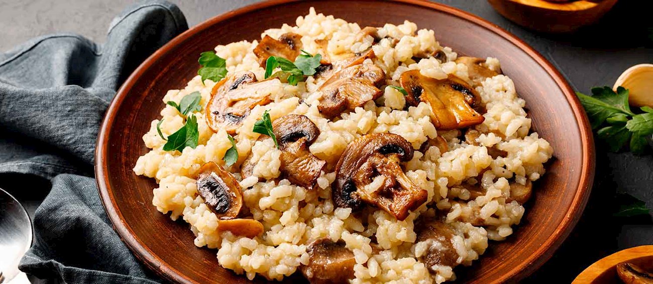 Risotto ai Funghi Porcini | Traditional Rice Dish From Italy, Western Europe | TasteAtlas