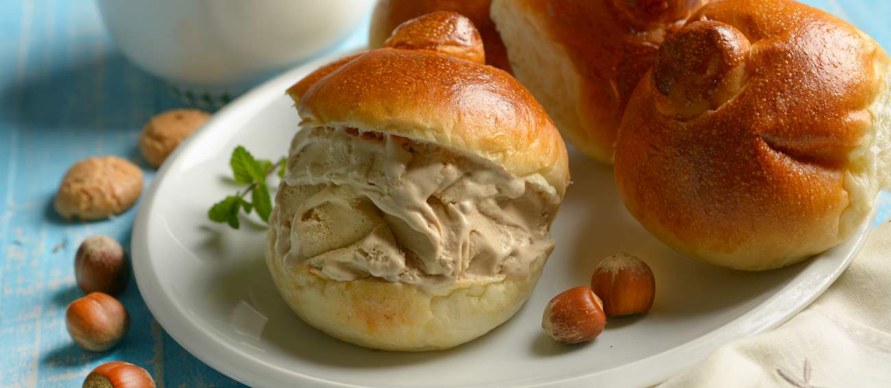 Brioche Con Gelato | Traditional Dessert From Sicily, Italy | TasteAtlas