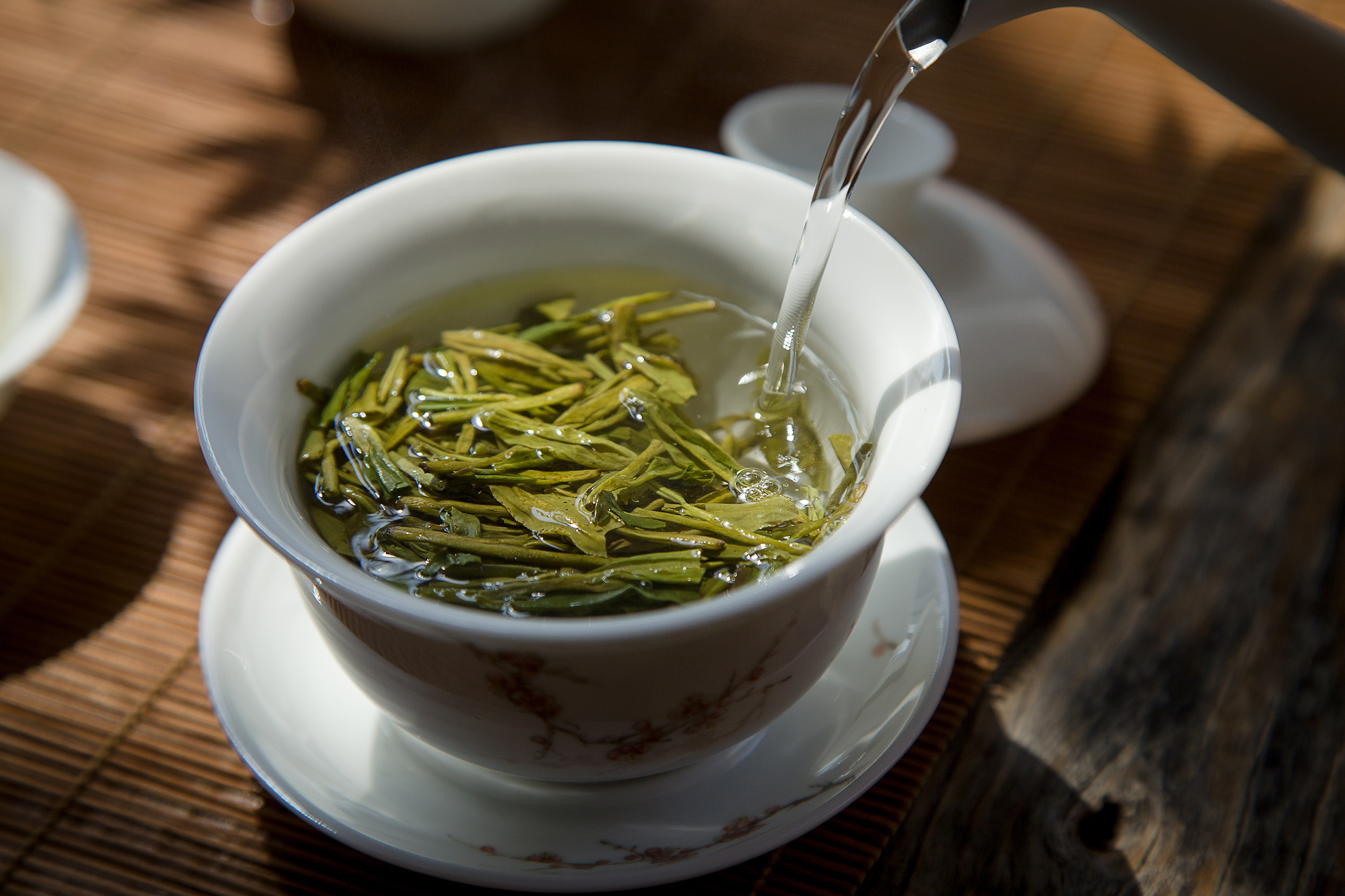 Longjing Cha Local Tea From Zhejiang China