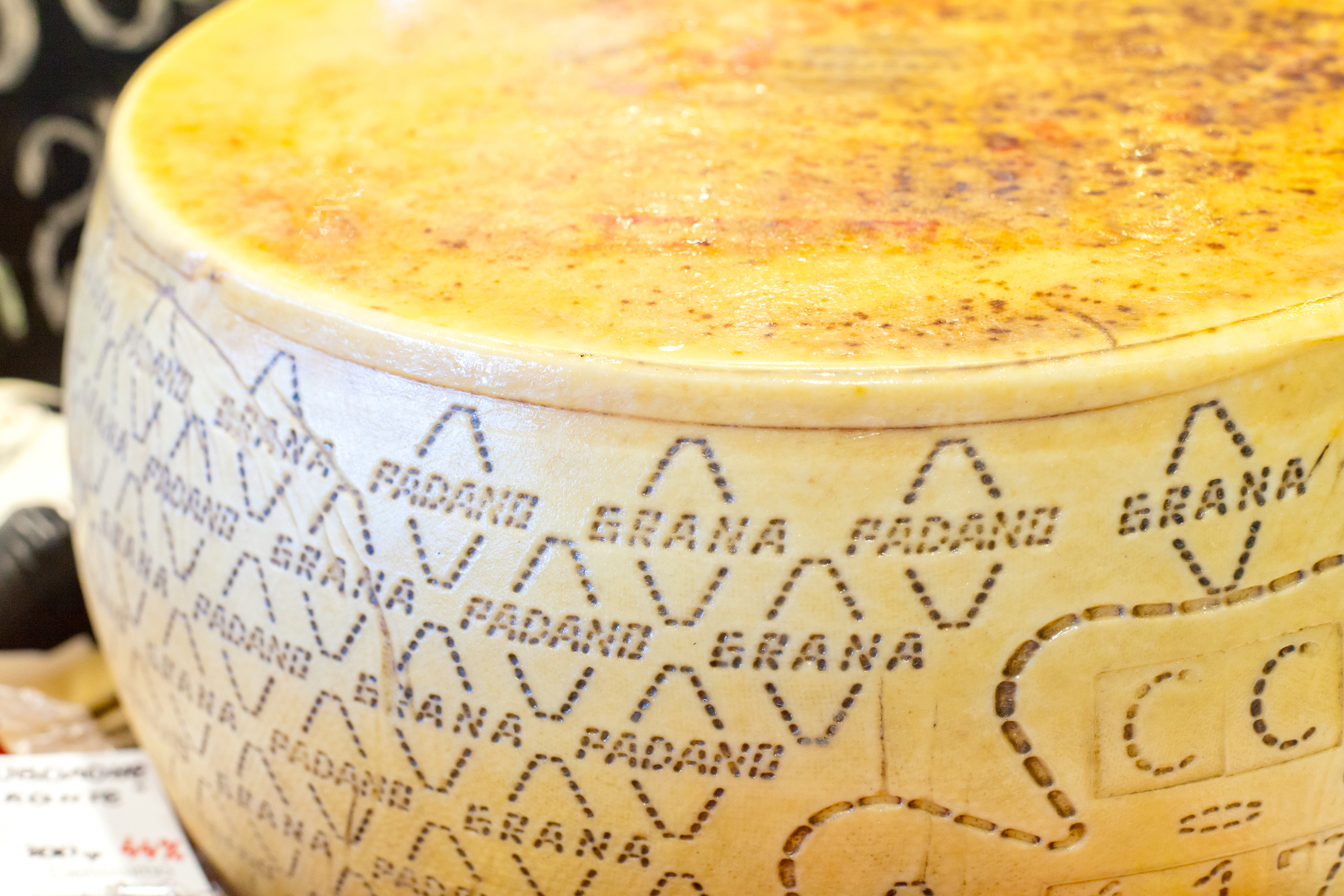 Grana Padano  Local Cheese From Lombardy, Italy