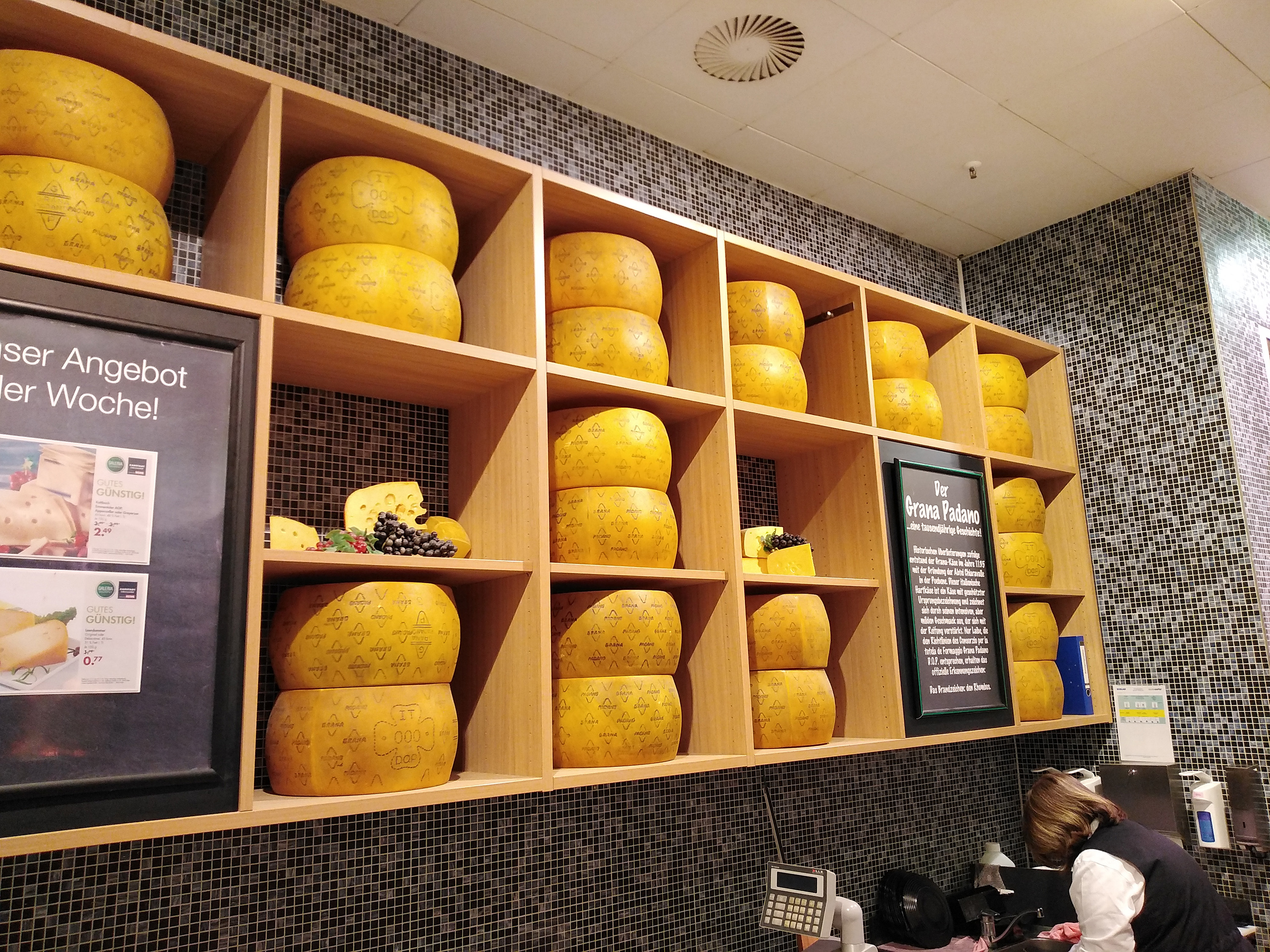 Grana Padano  Local Cheese From Lombardy, Italy