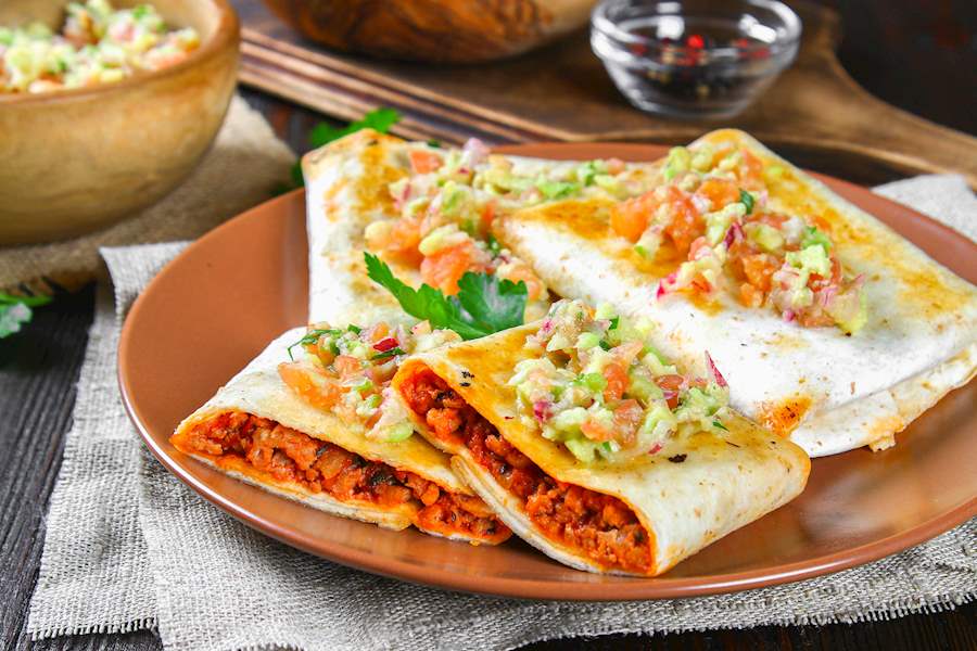 Ground Beef Chimichangas Recipe - Mexican.